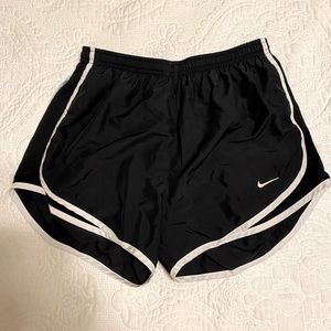 Black Nike shorts, size small